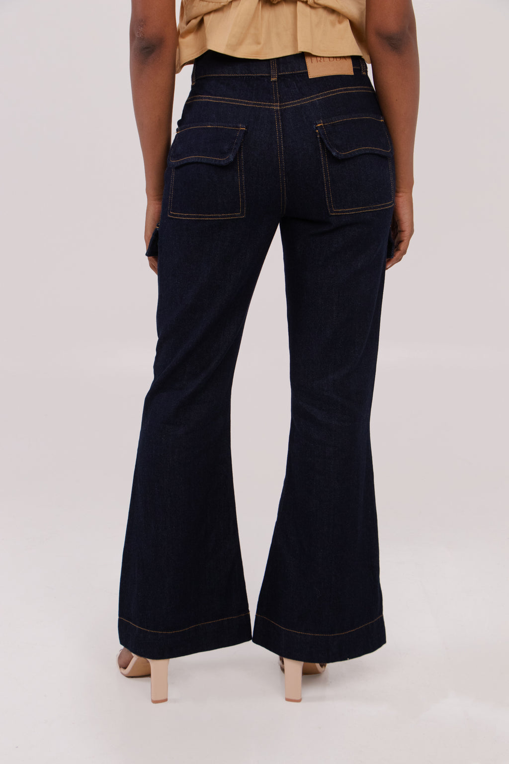 Vine Jeans - jean flare índigo oscuro, FREDDA