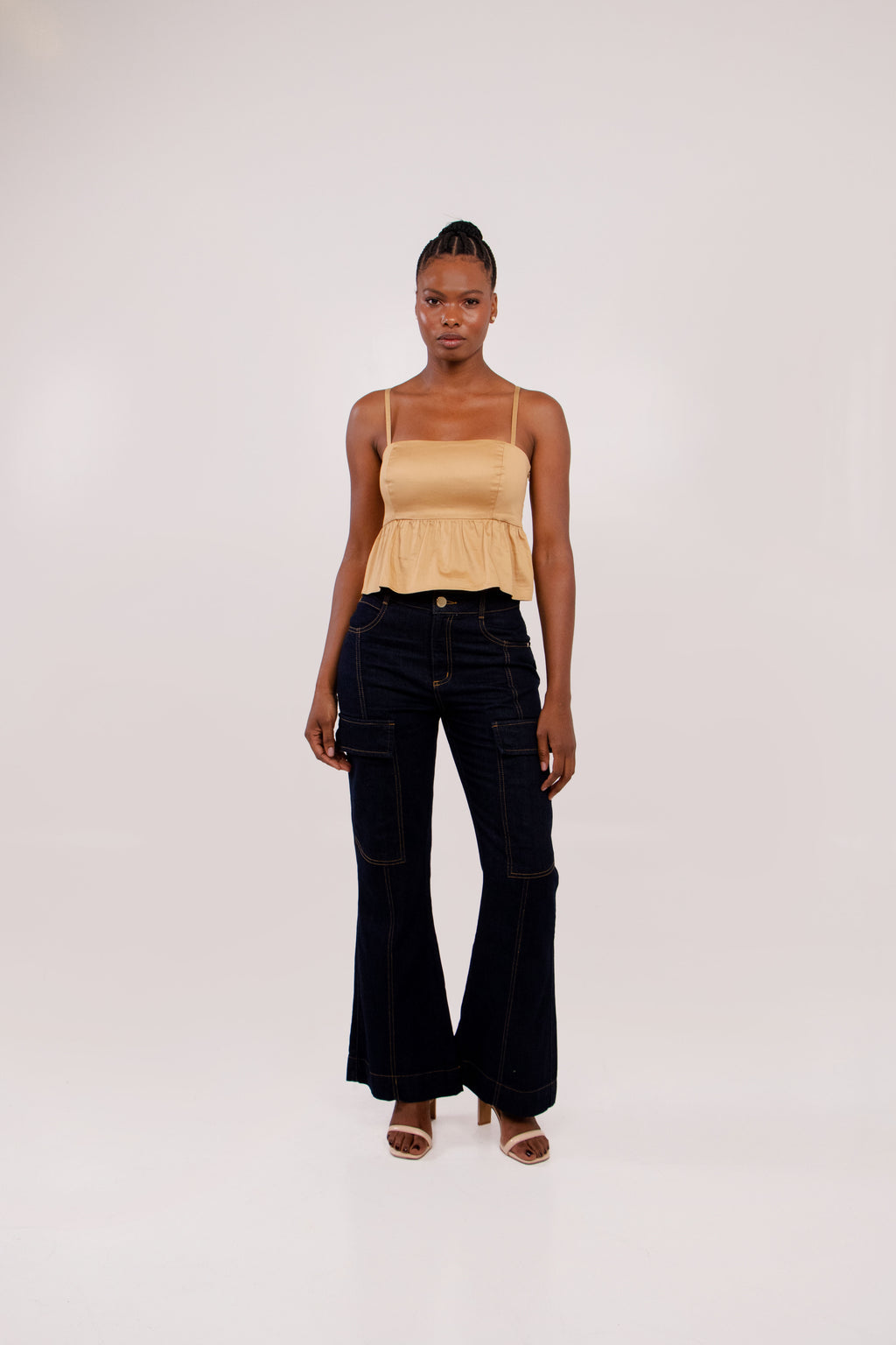 Vine Jeans - jean flare índigo oscuro, FREDDA