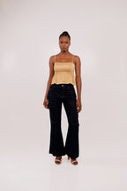 Vine Jeans - jean flare índigo oscuro, FREDDA